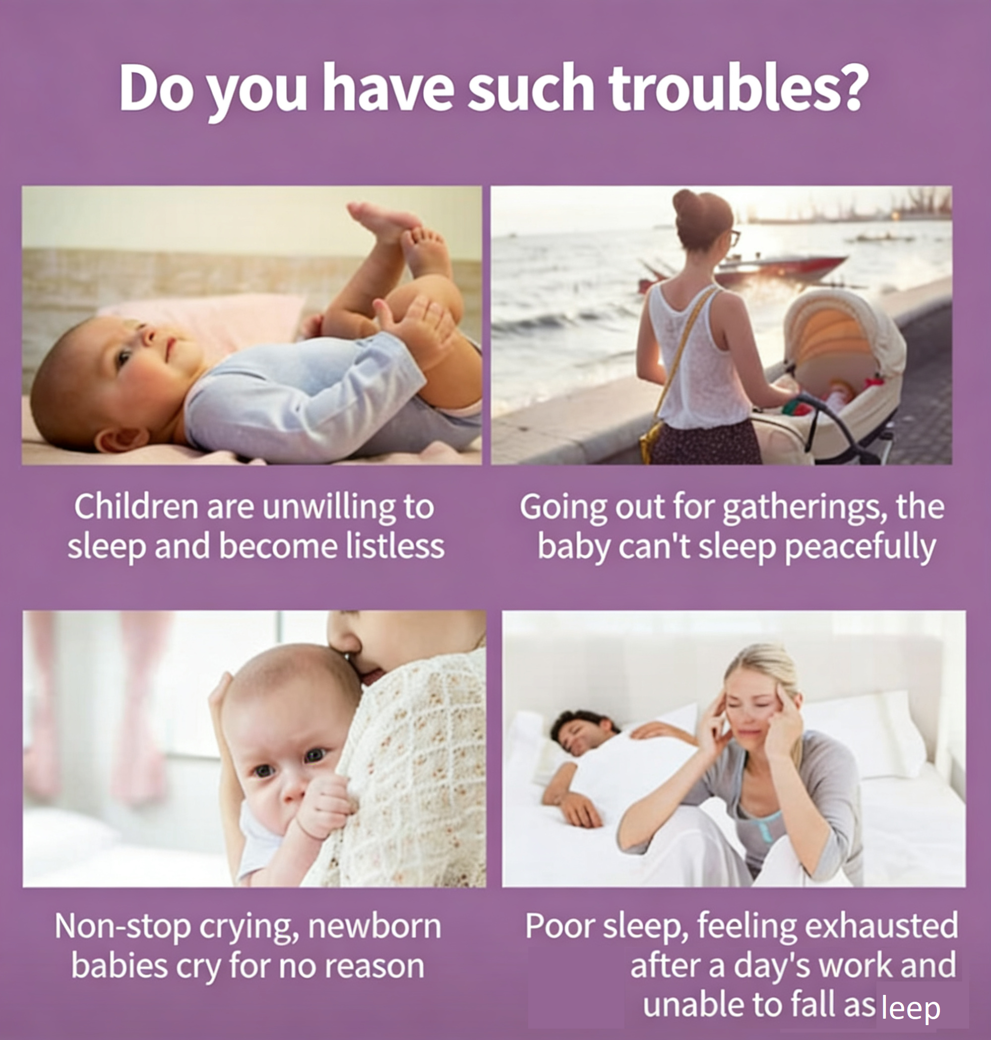 Pay attention to pregnant women, as infants commonly experience sleep pain points that urgently need